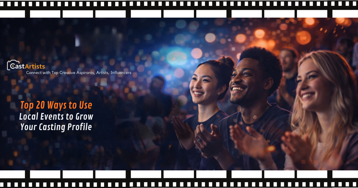 Top 20 Ways to Use Local Events to Grow Your Casting Profile
